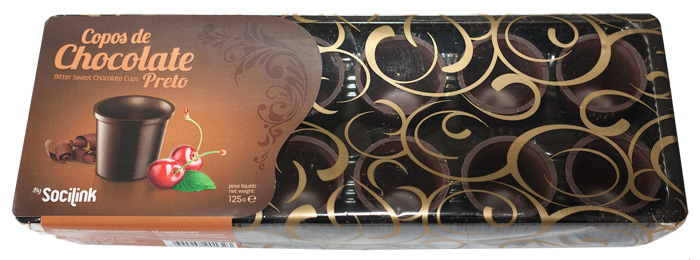 COPOS DE CHOCOLATE PRETO PACK12